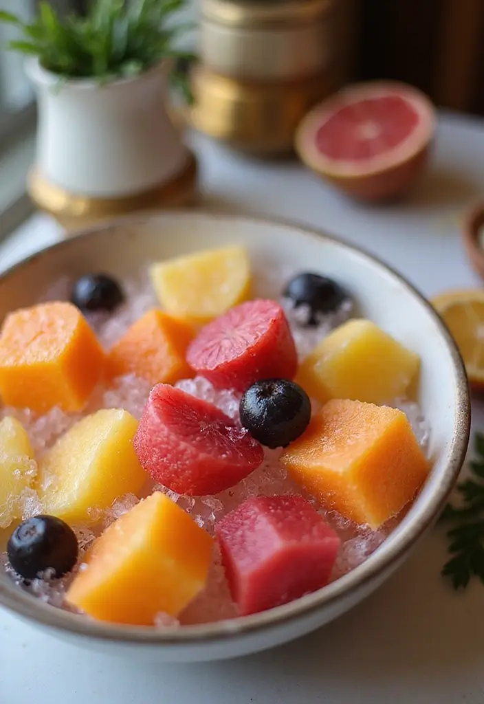 28 Wedding Bar Ideas That Keep the Party Flowing - 25. Fruit-Infused Ice Cubes