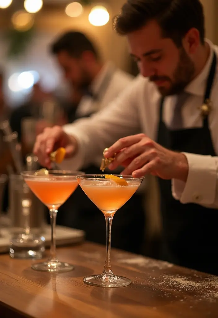 28 Wedding Bar Ideas That Keep the Party Flowing - 7. Cocktail Making Classes