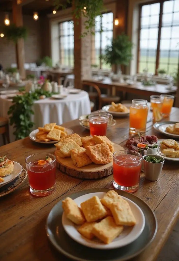 28 Wedding Bar Ideas That Keep the Party Flowing - 8. Sweet and Savory Beverage Pairings