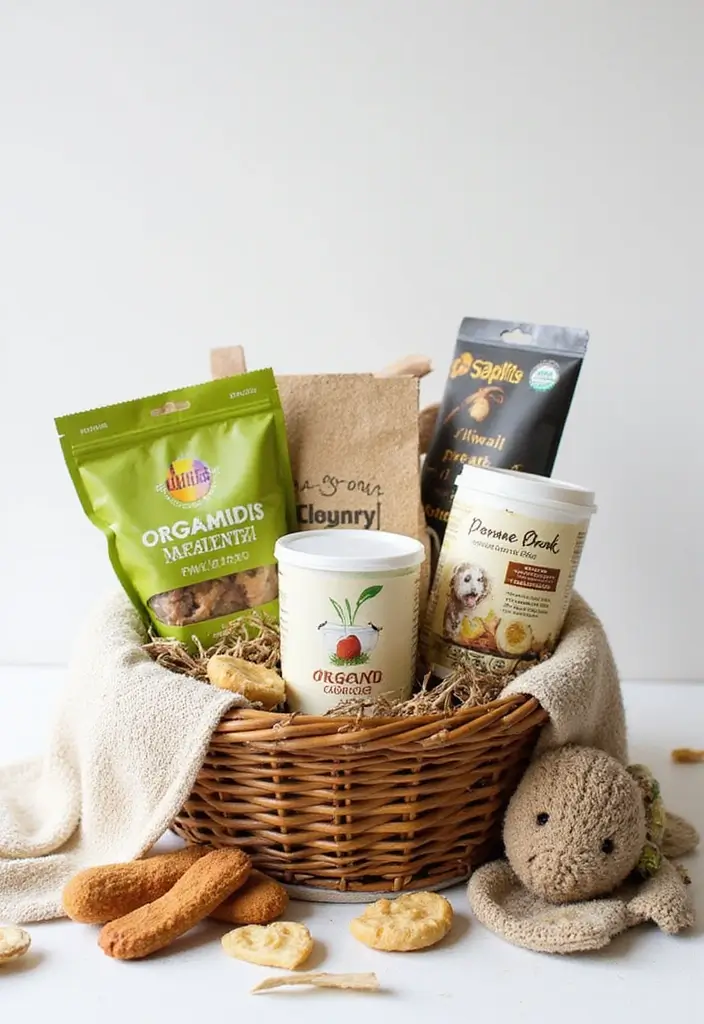 28 Wedding Shower Gift Basket Ideas That Feel Personal - 11. Eco-Friendly Pet Care Basket