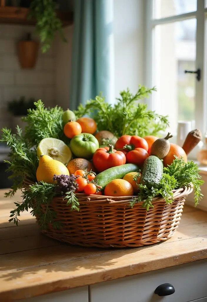 28 Wedding Shower Gift Basket Ideas That Feel Personal - 27. Seasonal Cooking Basket