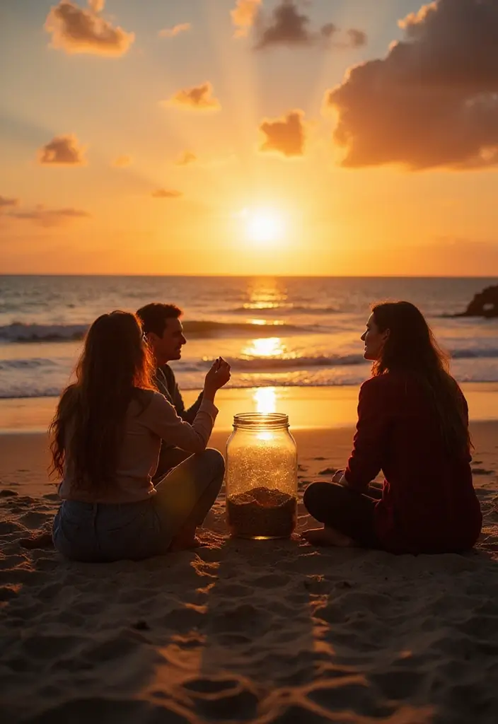 29 Bachelorette Beach Party Ideas That Feel Dreamy - 29. Group Reflection Finale