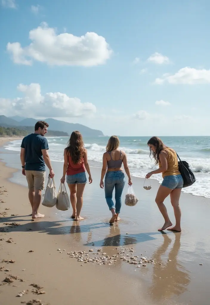 29 Bachelorette Beach Party Ideas That Feel Dreamy - 6. Seashell Scavenger Hunt