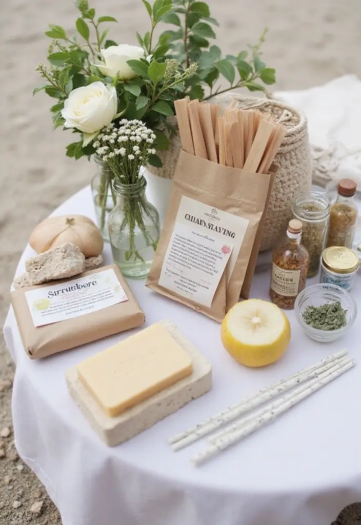 29 Bachelorette Beach Party Ideas That Feel Dreamy - 8. Eco-Friendly Party Favors