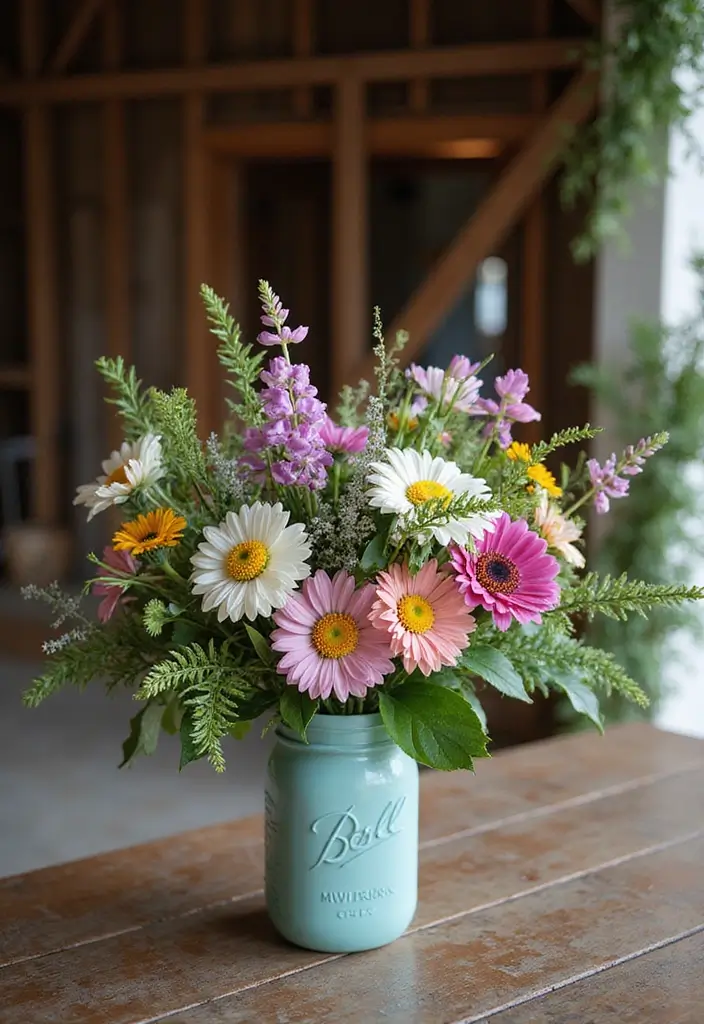 29 Barn Wedding Ideas That Feel Rustic And Romantic - 1. Rustic Floral Arrangements