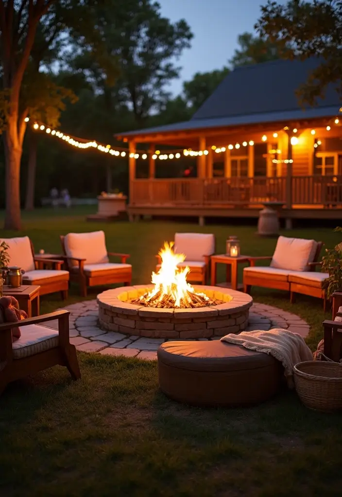 29 Barn Wedding Ideas That Feel Rustic And Romantic - 19. Outdoor Fire Pit Areas