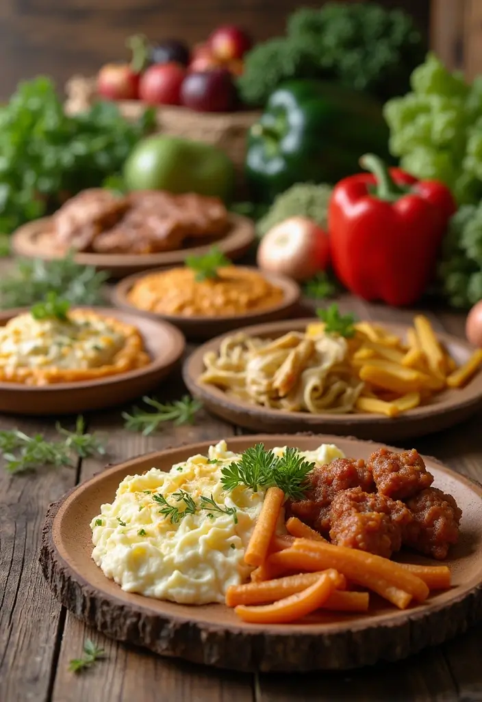 29 Barn Wedding Ideas That Feel Rustic And Romantic - 20. Country-Style Food Stations