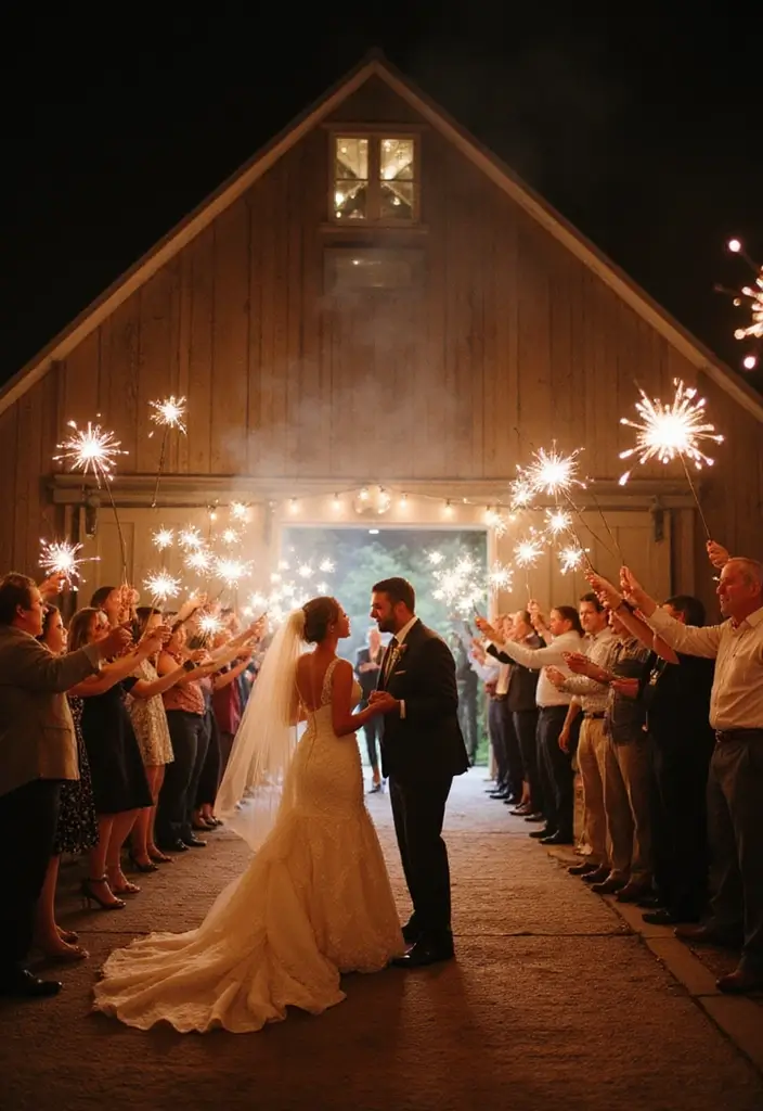29 Barn Wedding Ideas That Feel Rustic And Romantic - 29. Barn Wedding Send-Off Ideas