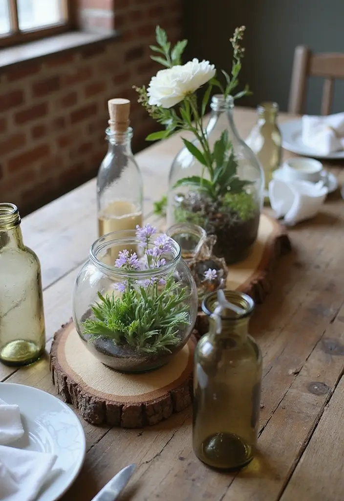 29 Boho Bridal Shower Ideas That Feel Effortlessly Beautiful - 2. Natural Centerpieces
