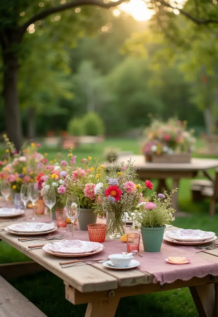 29 Boho Bridal Shower Ideas That Feel Effortlessly Beautiful - 21. Garden Party Theme