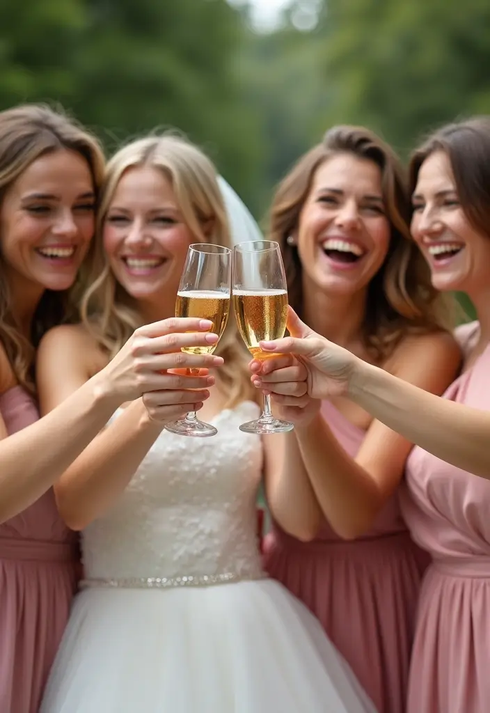 29 Bride With Sisters Photo Ideas That Capture Love - 18. The Wedding Day Cheers