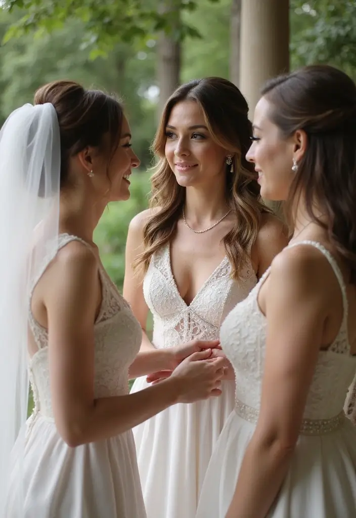 29 Bride With Sisters Photo Ideas That Capture Love - 23. The Sisterly Promise