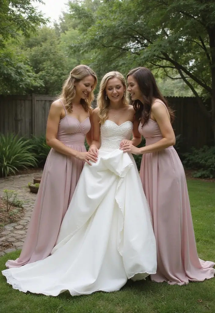 29 Bride With Sisters Photo Ideas That Capture Love - 5. The First Look