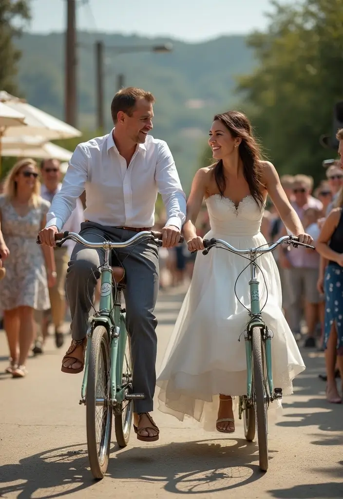 29 Different Wedding Ideas That Break Tradition Beautifully - 13. Adventure Honeymoon Send-Off