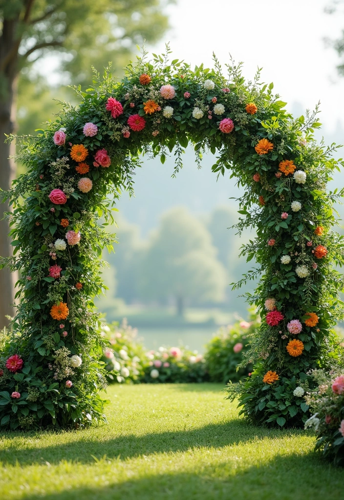 29 Different Wedding Ideas That Break Tradition Beautifully - 16. Nature-Inspired Ceremony Arches