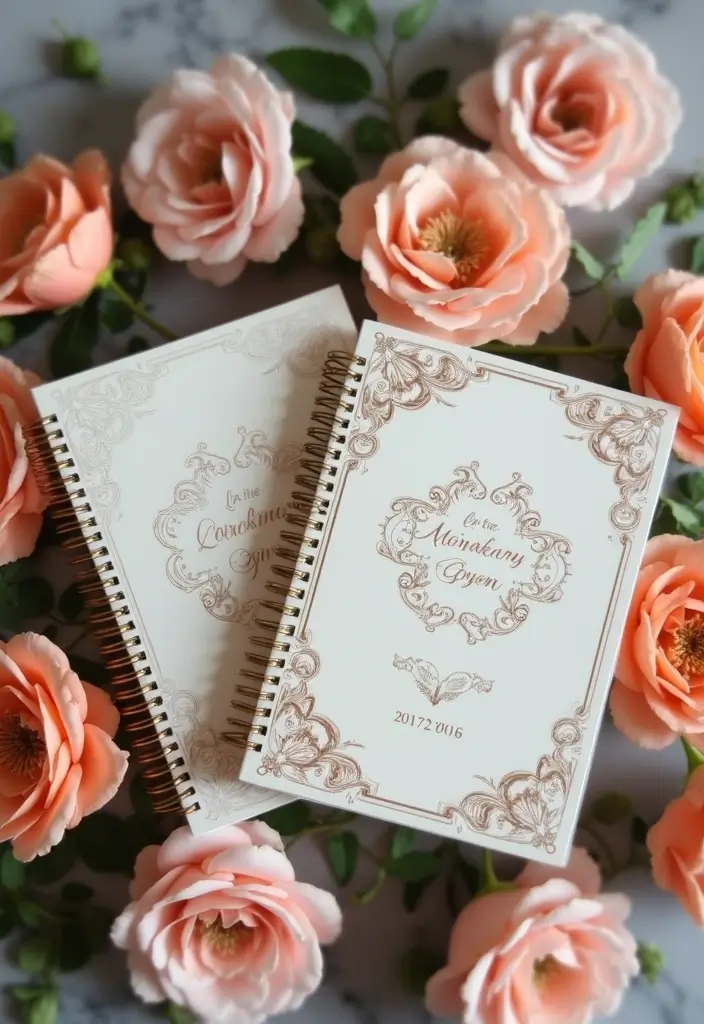 29 Different Wedding Ideas That Break Tradition Beautifully - 18. Personal Vow Books