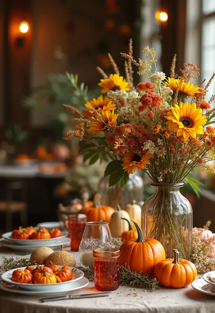 29 Different Wedding Ideas That Break Tradition Beautifully - 25. Seasonal Decor