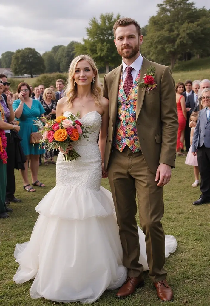 29 Different Wedding Ideas That Break Tradition Beautifully - 5. Unique Attire Choices