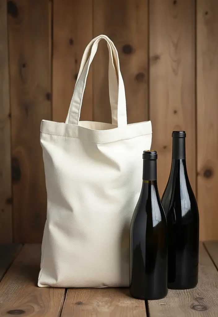 29 Eco-Friendly Wedding Shower Hostess Gift Ideas To Say Thanks - 4. Eco-Friendly Wine Tote