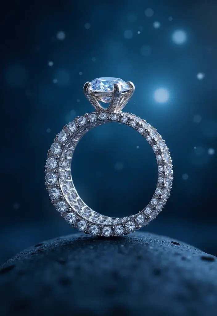 29 Engagement Ring Ideas That Sparkle With Personality - 10. Celestial Rings