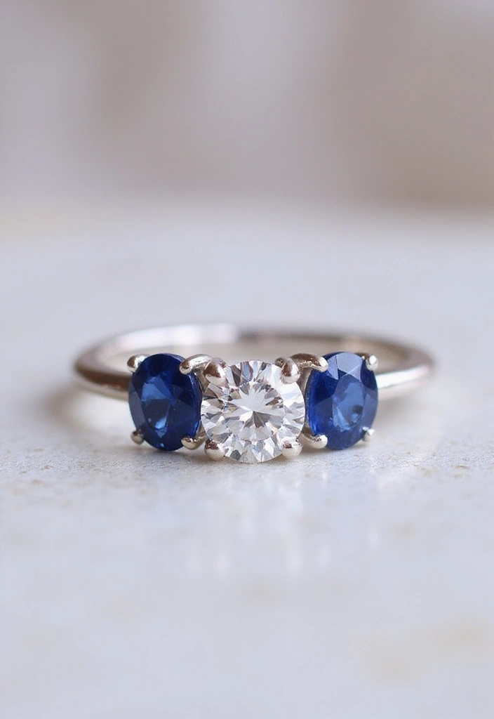 29 Engagement Ring Ideas That Sparkle With Personality - 18. Three-Stone Rings