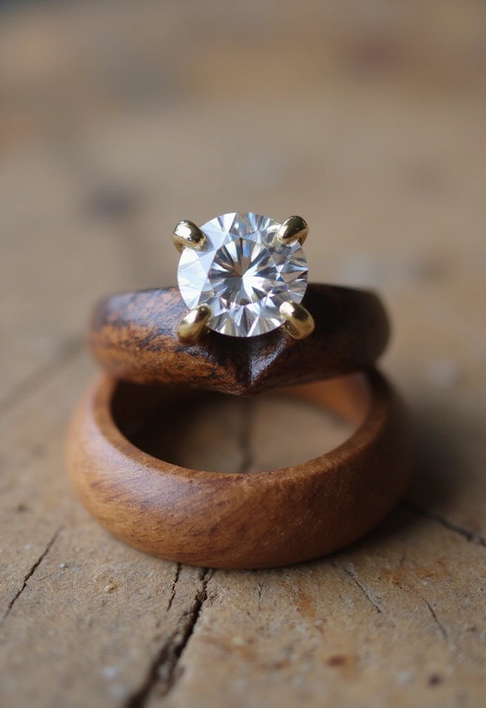 29 Engagement Ring Ideas That Sparkle With Personality - 20. Mixed Materials