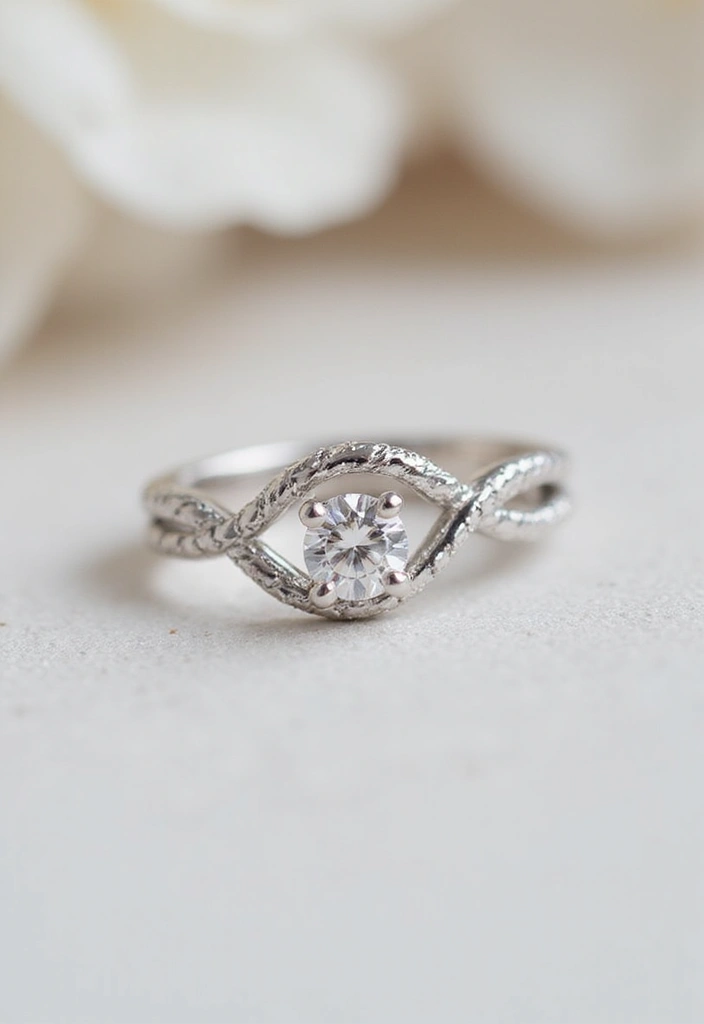 29 Engagement Ring Ideas That Sparkle With Personality - 24. Infinity Rings