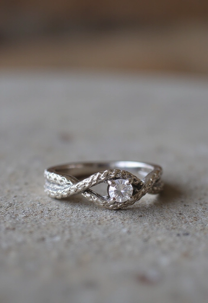 29 Engagement Ring Ideas That Sparkle With Personality - 28. Distinctive Bands