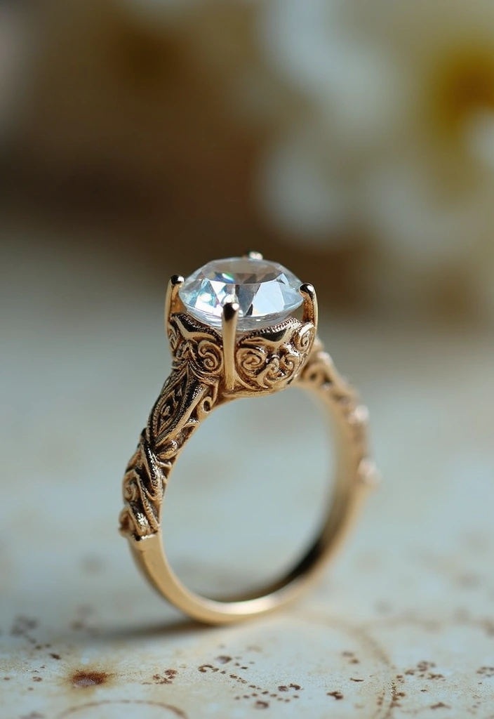 29 Engagement Ring Ideas That Sparkle With Personality - 6. Vintage Revival