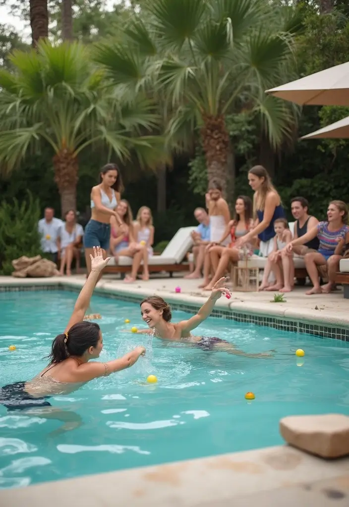 29 Pool Bridal Shower Ideas That Feel Fresh And Fun - 21. Nature-Themed Games