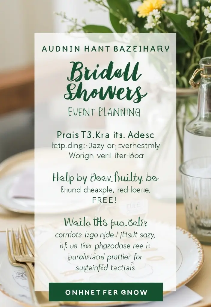 29 Pool Bridal Shower Ideas That Feel Fresh And Fun - 28. Eco-Conscious Event Planning