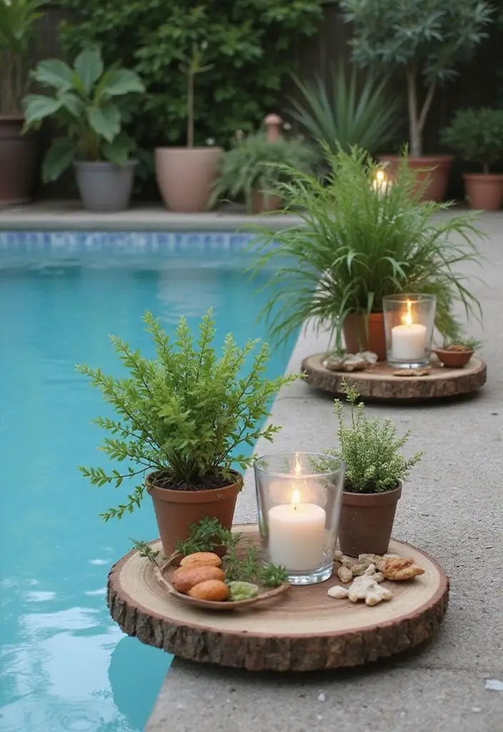 29 Pool Bridal Shower Ideas That Feel Fresh And Fun - 4. Unique Eco-Friendly Decorations