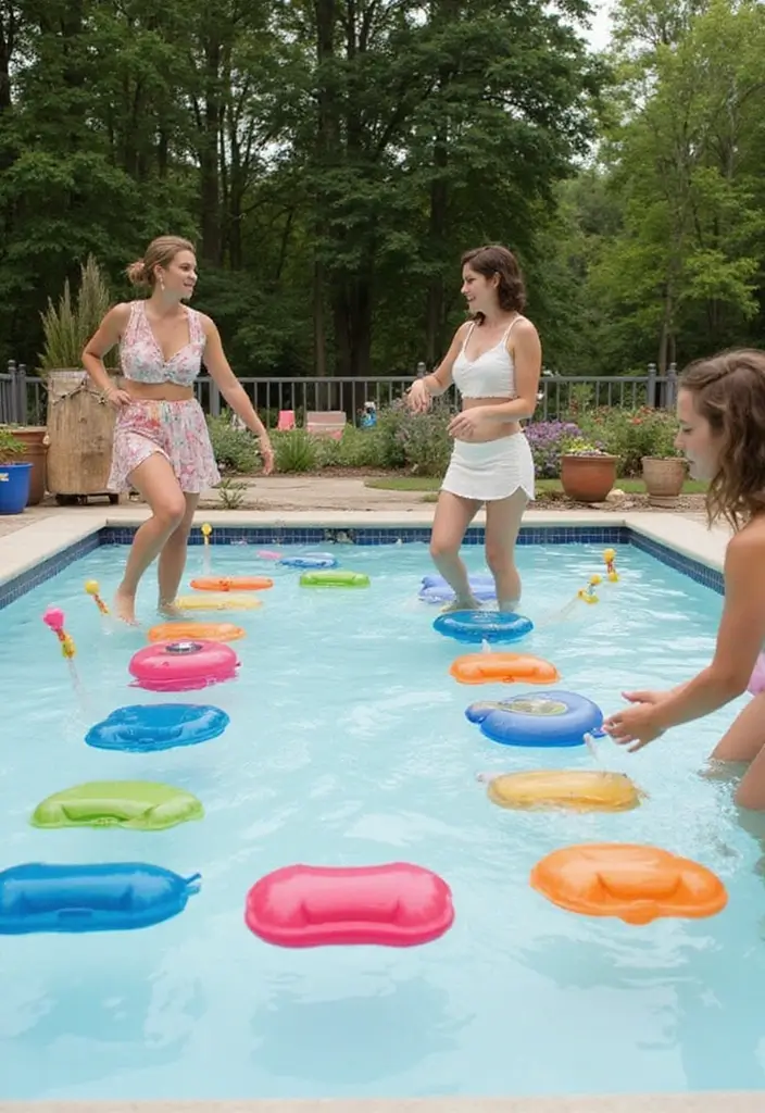 29 Pool Bridal Shower Ideas That Feel Fresh And Fun - 8. Interactive Outdoor Games