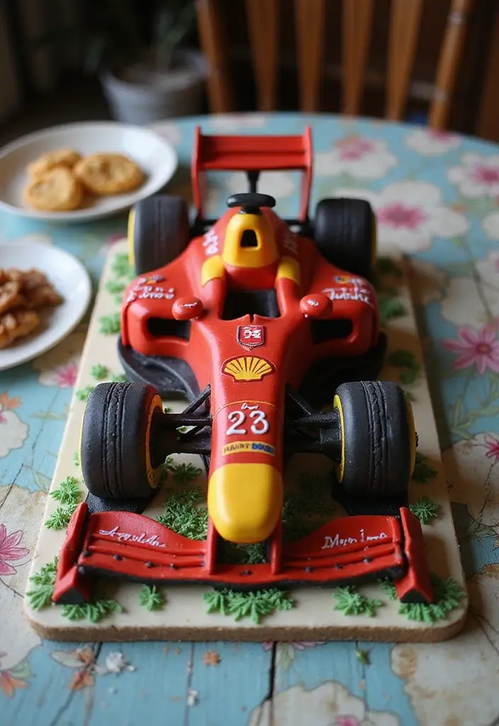 29 Race Car Birthday Cake Ideas That Thrill Any Fan - 11. Formula One Fantasy Cake