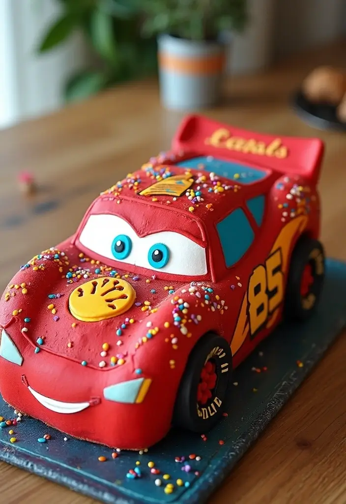 29 Race Car Birthday Cake Ideas That Thrill Any Fan - 27. Race Car Birthday Bundt Cake