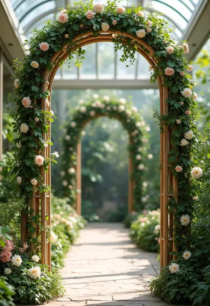 29 Wedding Arch Ideas Indoor Style That Stands Out - 26. Garden Trellis Charm