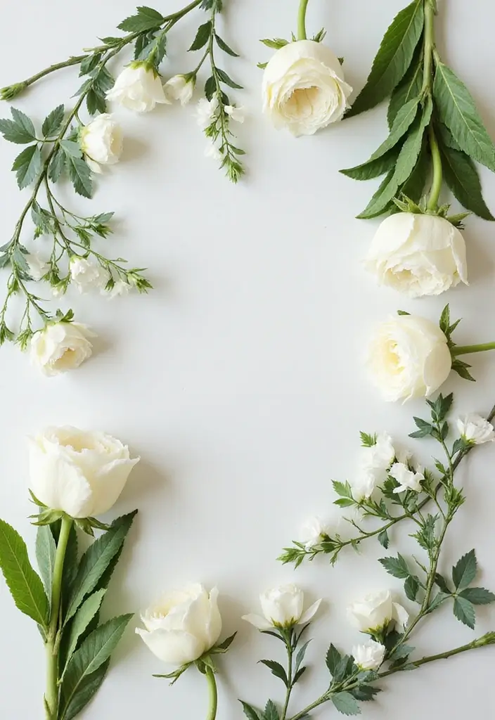 29 White Wedding Ideas That Feel Timeless - 1. Eco-Friendly White Floral Arrangements