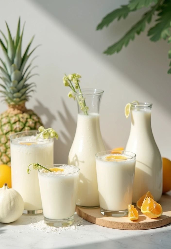 29 White Wedding Ideas That Feel Timeless - 12. White-themed Bar Options