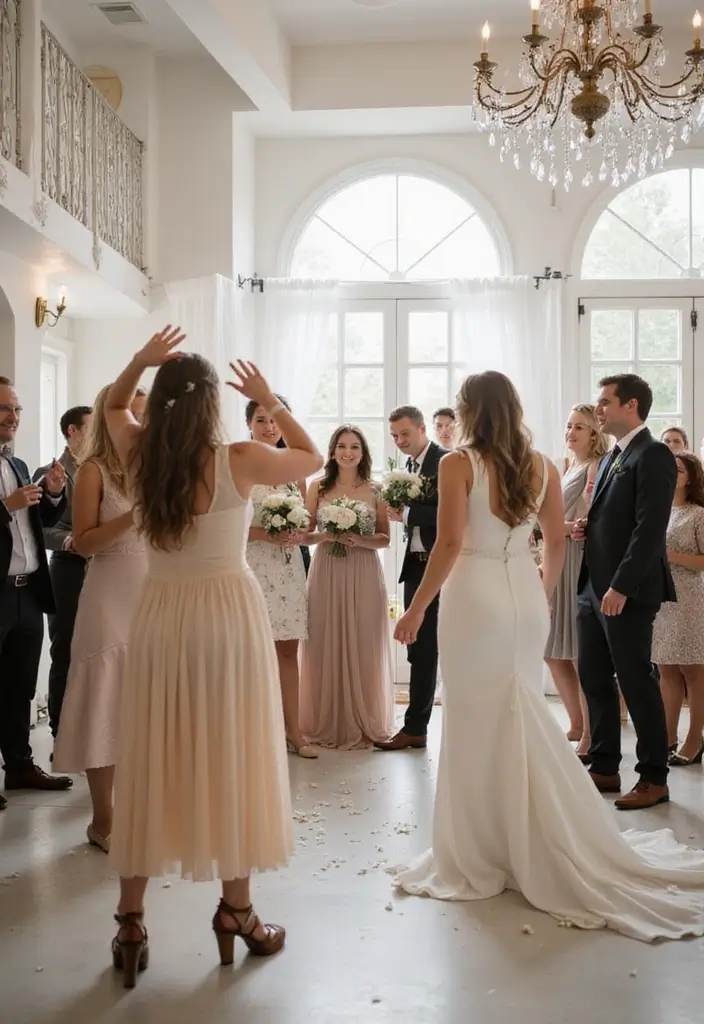 29 White Wedding Ideas That Feel Timeless - 26. White-Themed Games for Guests