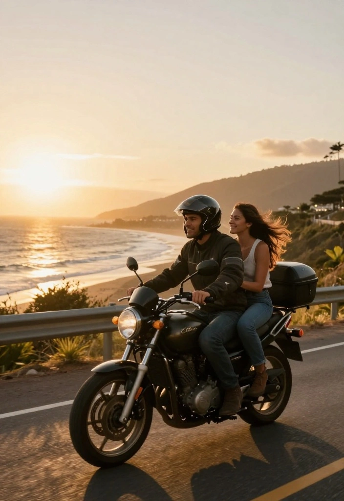 15 Motorcycle Wedding Ideas That Add Adventure To I Do - 15. Adventure Honeymoon on Two Wheels 1
