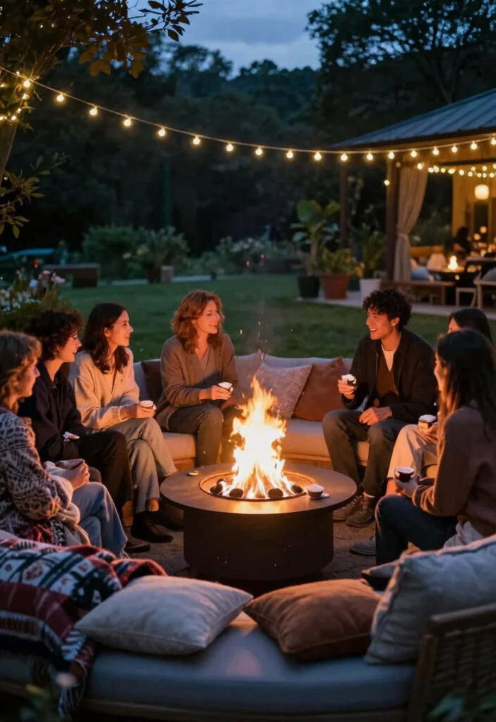 16 Wedding Decor Ideas Outdoor And Dreamy - 15. Intimate Fire Pit Areas 1