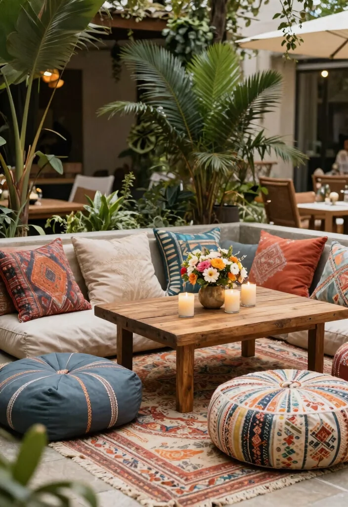 16 Wedding Decor Ideas Outdoor And Dreamy - 5. Boho Chic Seating Areas 1