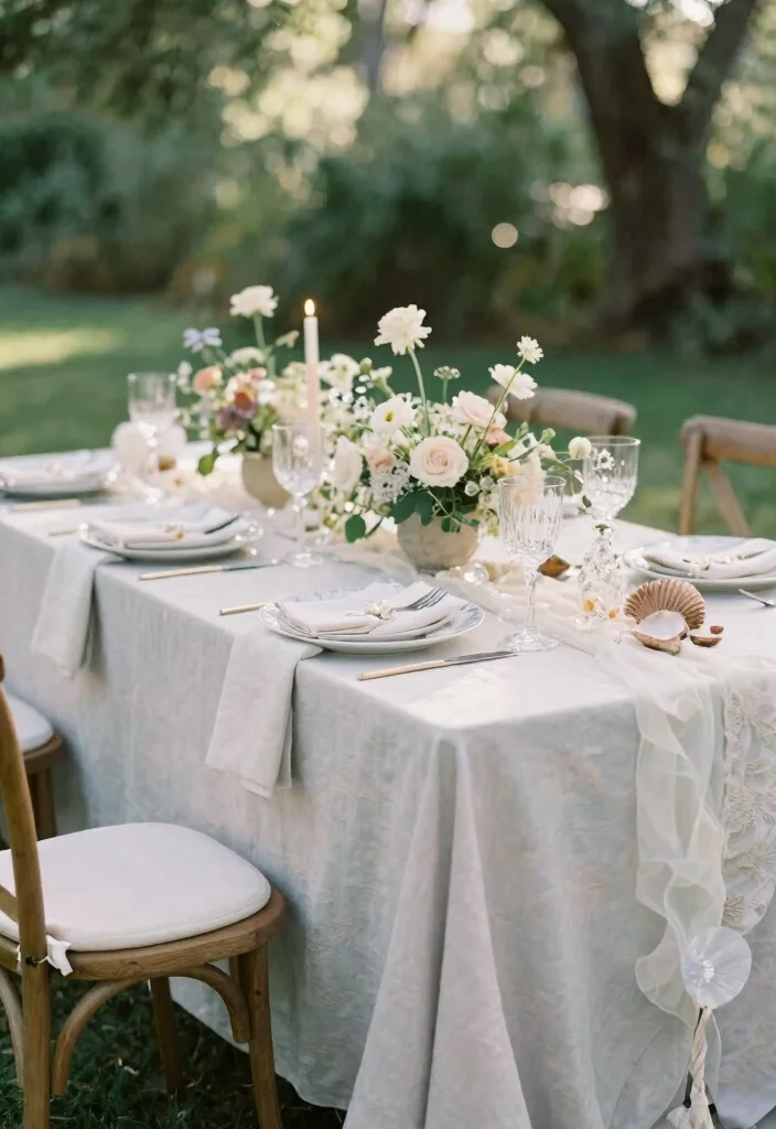 16 Wedding Decor Ideas Outdoor And Dreamy - 6. Ethereal Table Settings 1