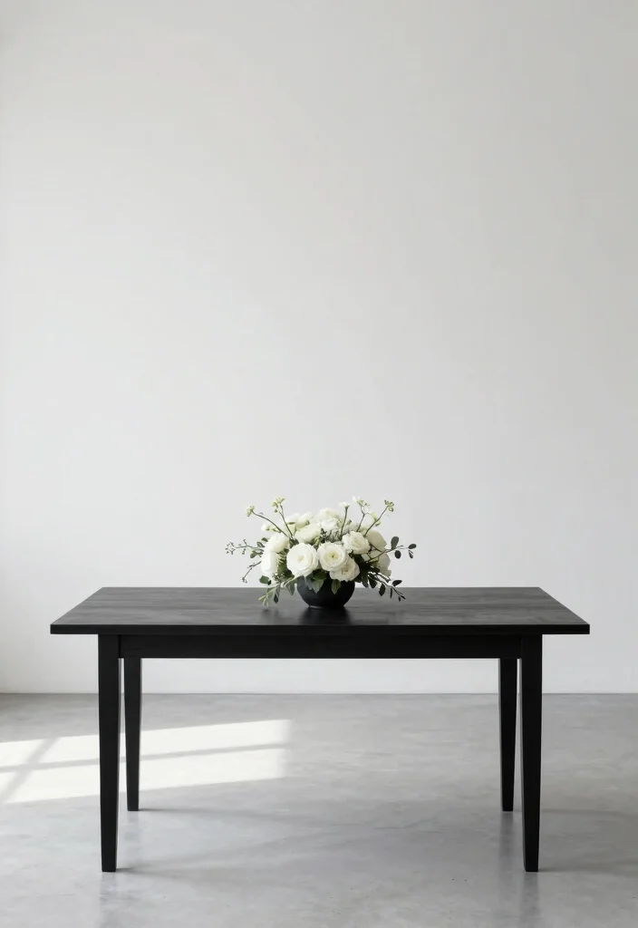 17 Black And White Wedding Ideas That Feel Modern - 15. Minimalist Decor Elements 1