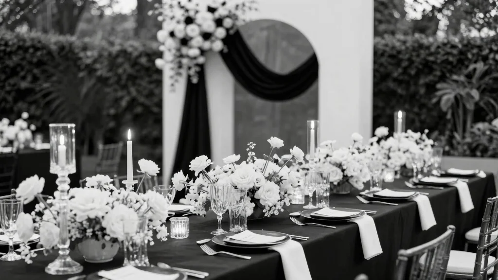 17 Black And White Wedding Ideas That Feel Modern