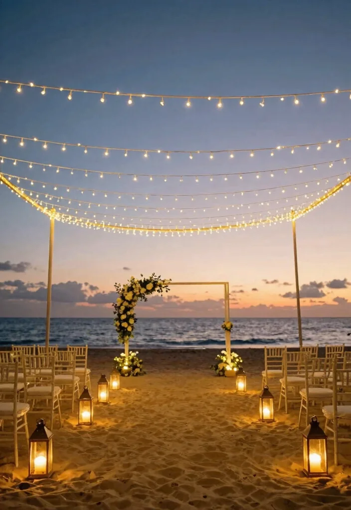 17 Boho Wedding Ideas That Bring Free-Spirited Beauty - 11. Ethereal Lighting 1