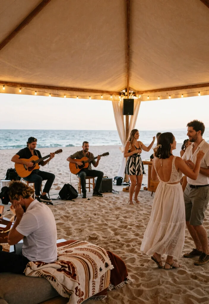 17 Boho Wedding Ideas That Bring Free-Spirited Beauty - 12. Personalized Music Selection 1