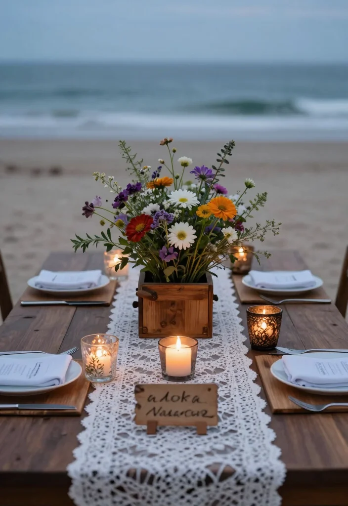 17 Boho Wedding Ideas That Bring Free-Spirited Beauty - 2. Rustic Wooden Decor 1