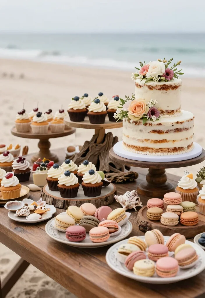 17 Boho Wedding Ideas That Bring Free-Spirited Beauty - 7. Daring Dessert Displays 1