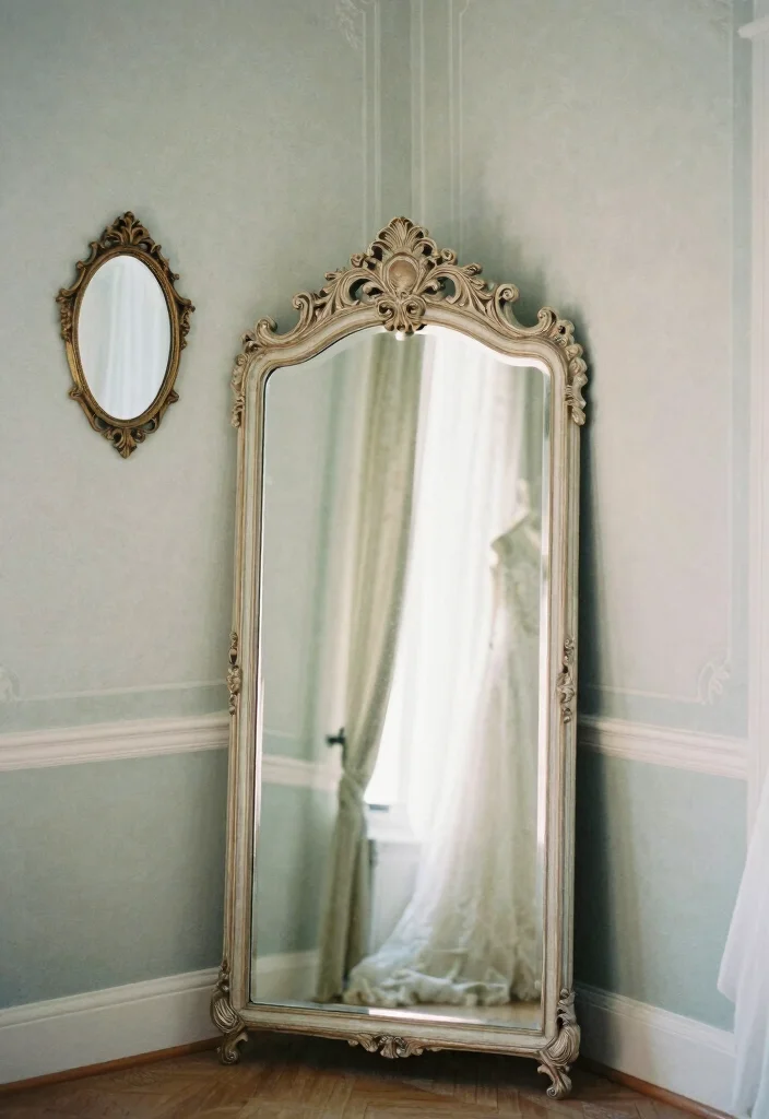 17 Bride Room Decoration Ideas For Stunning Photos - 8. Dreamy Mirrors 1